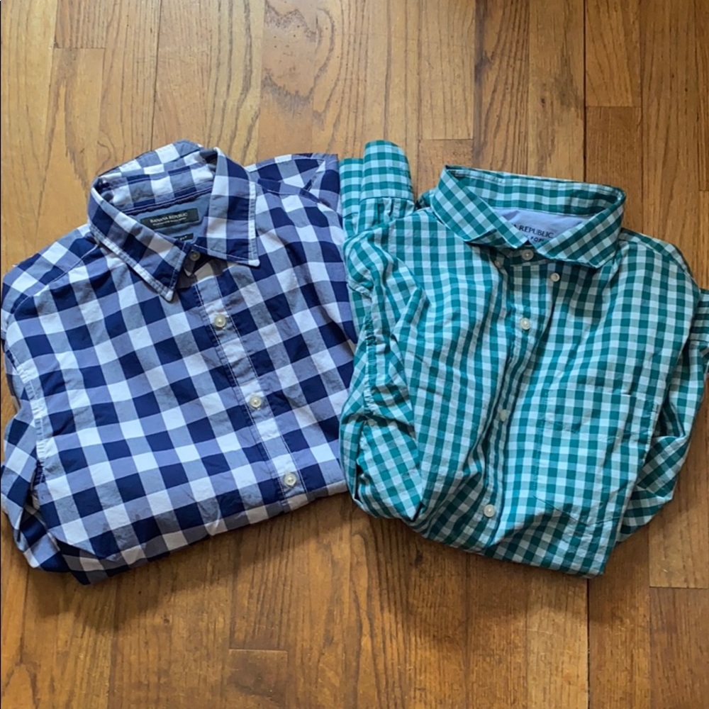 BANANA REPUBLIC - bundle of men’s shirts